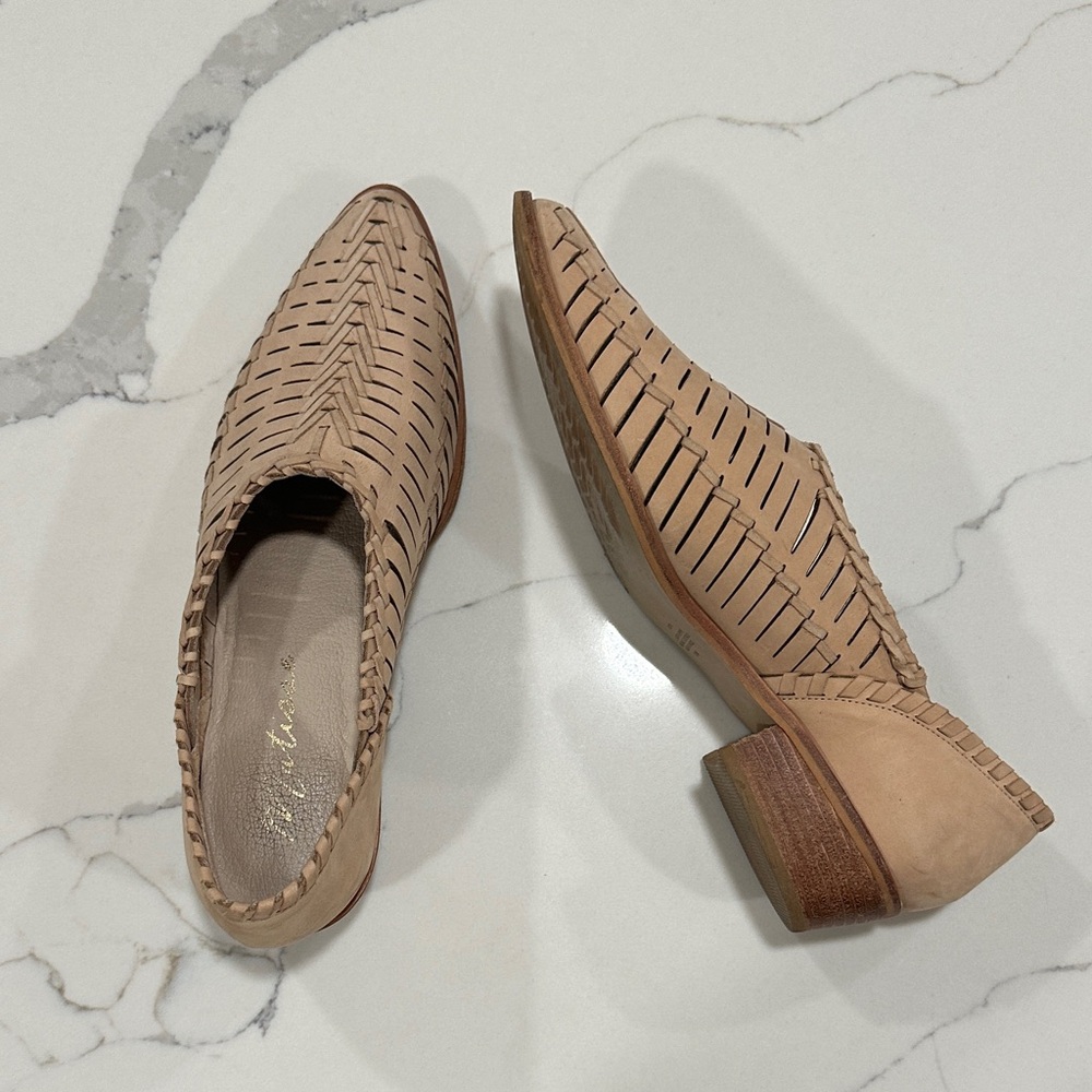 *Matisse* Woven Leather booties